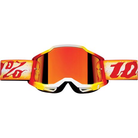 100% Accuri 2 Jett Lawrence Donut Verspiegelten Gläsern Brillen-Packung 6  Einheiten | Motocross, Enduro, Trail, Trial | GreenlandMX