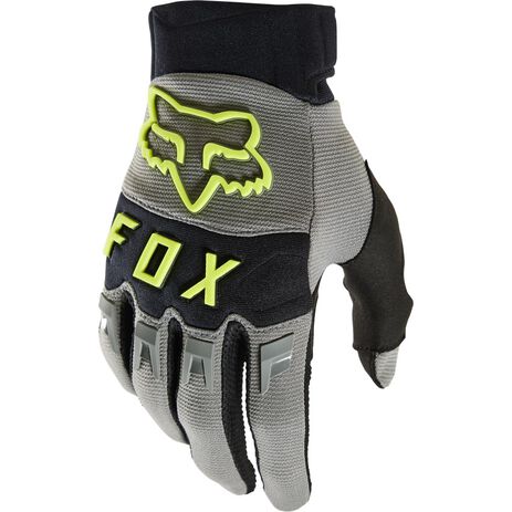 Fox Bomber CE Handschuhe Grau/Gelb | Motocross, Enduro, Trail, Trial |  GreenlandMX